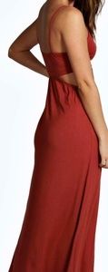 Cut out strappy maxi dress
